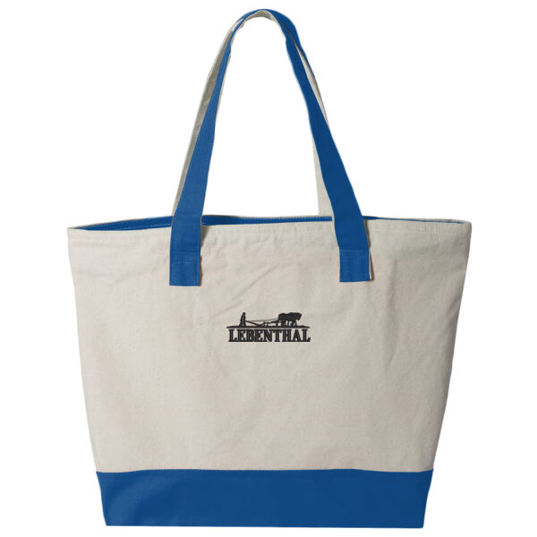 Zipper Boat Tote Thumbnail